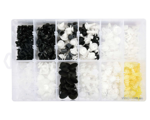 Шпинки для автосалоної обшивки PEUGEOT YATO, різні, 12 типорозмірів, 345 шт. [20]