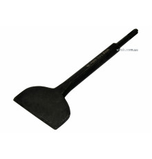 Зубило "лопатка" по плитці і штукатурці YATO : SDS+, l= 250 мм, вістря- 80 мм [10/20]