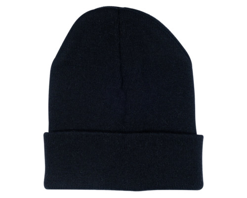 Шапка зимова чорна VOREL з 100% акрилу; розмір універсальний [200]