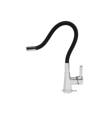 Змішувач води FALA "FLEXIBLE" для раковини з гнучкою чорною лійкою [10/120]
