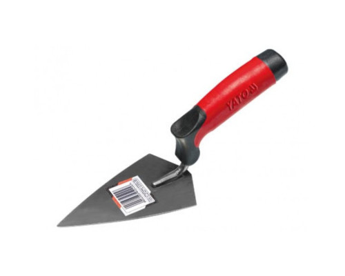 Кельма трикутна YATO загострена: 135 х 80 мм, нержавіюча [20]