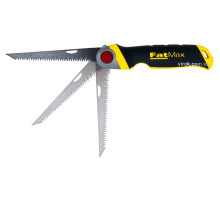 Ножівка по гіпсокартону розкладна STANLEY "FatMax" : з полотном L= 130 мм, 8 зуб/1"