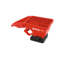 Сівалка і розкидач ручна YATO бункер- 3 л/ 2,5кг, зона обробки- 1,8-3,6 м, 43x20x19,5 см, 5 положень