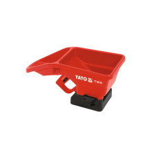 Сівалка і розкидач ручна YATO бункер- 3 л/ 2,5кг, зона обробки- 1,8-3,6 м, 43x20x19,5 см, 5 положень