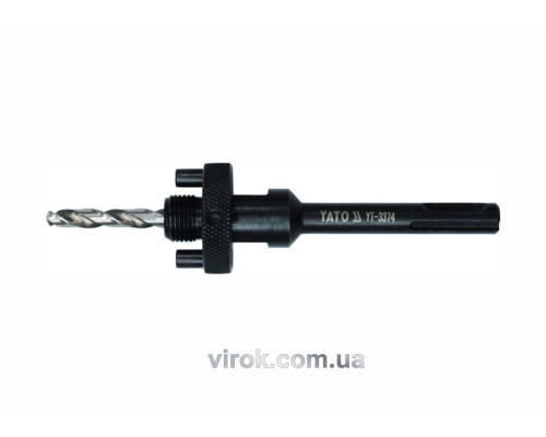 Держатель со сверлом YATO : SDS+, Ø= 5/8", для кольцевых пил Ø=32-200 мм [25/50]