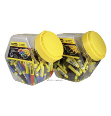 Маркер STANLEY "Mini": черный, заостренный наконечник. [72] (Шт/Уп)