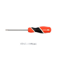 Викрутка зіркова YATO : "TORX" T20 х 100 мм [12/60/240]