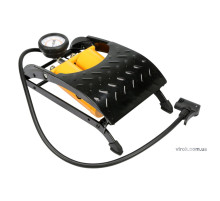 Насос ножной VOREL с манометром P=7 Bar и 2 цилиндрами [6/108]