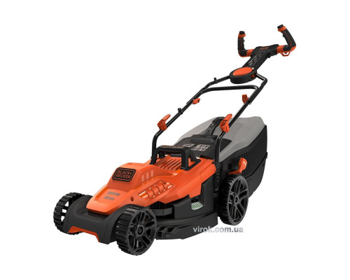 Газонокосарка 4-колісна мережева B+D : P= 1600Вт, шир/вис.покосу- 380/20-70 мм, травозбірник- 45 л