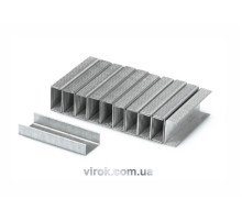 Скоби до степлера YATO : h= 8 мм, b= 11,2 мм, t= 0,7 мм, уп. 1000 шт. [60/300]