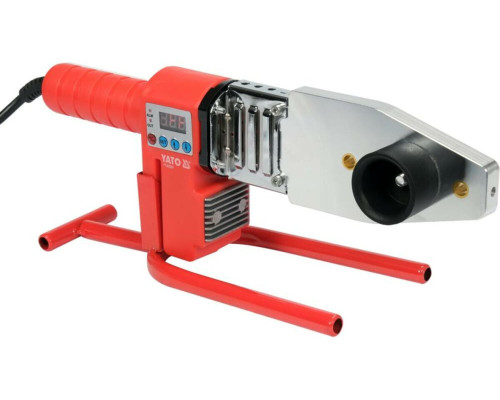 Паяльник для термопластикових труб YATO елек-мереж 175-245 В, P=800Вт, Ø=16-32мм з 4 адаптерами