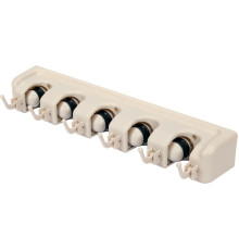 Вішалка для присадибного інвентара FLO, 6 гаків і 5 комірок з діапаз.- 18х 32 мм [40]