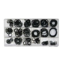 Стопорні кільця зовнішні і внутрішні YATO; Ø= 6- 20 мм, наб. 225 шт. [5/20]