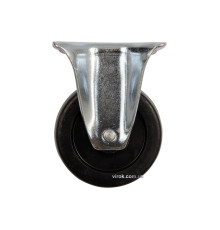 Колесо до візка поліпропіл. Ø=50мм, b=22мм VOREL зі штивною опорою; h= 65мм, навантаж.- 25 кг [130]