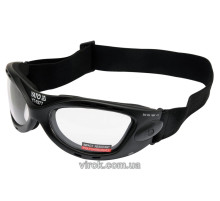 Окуляри захисні YATO прозорі з регул. еластичним пояском [12/120]