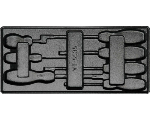 Вклад до інструментальної шафи пустий YATO, для викруток YT-5535 [5/30]