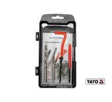Набір для ремонту різьби YATO : М6 x 1.0 мм, HSS 4241/4341, 30 шт [20/40]