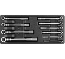 Вклад до інструментальної шафи YATO, файкові ключі М7-19 мм 385x175x41 мм, 10 елем. [4]