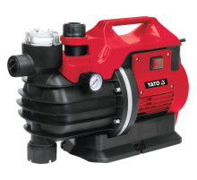 Насос для воды сетевой YATO 850Вт, 3600 л/ч, Ø= 1", глуб.- 8м, выс.- 38м [1]
