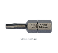 Насадка отверточная YATO: "TORX" T10 x 25 мм. HEX 1/4". 10 (Уп/Шт.) [20/100]