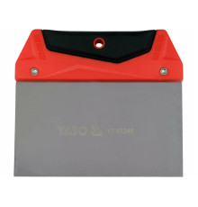 Шпатель для фінішного шпаклювання YATO, 150 мм t= 0.5 мм з нержавіючої сталі [12/120]