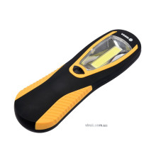 Ліхтар діодний, з підвісним гачком VOREL; живлення від 3х АА батарейок 1,5 В; 208х 62х 41 мм [12/48]