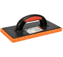 Терка пластикова з гідрогумовою прокладкою t= 18 мм YATO 270x 130 мм, для змивання керамічної плитки