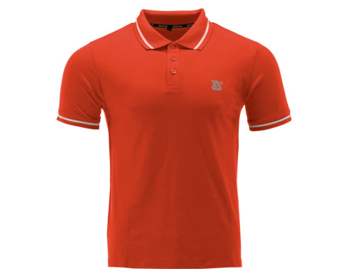 Футболка ПОЛО оранжевая YATO, разм. 3XL/ выс- 82 см х шир- 65 см, 100%- хлопок [40]