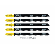 Полотно для электролобзика YATO : 8TPI, L= 115 мм. Уп. 5 Шт. [50/250]