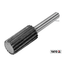Фреза циліндрична по металу YATO : Ø13 x 25/55 мм, HSS 4241, хвостовик- Ø6 мм [80]