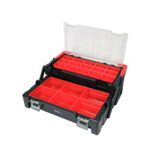 Ящик складний пластиковий YATO з 21 коміркою, 560x 305x 165 мм [3]
