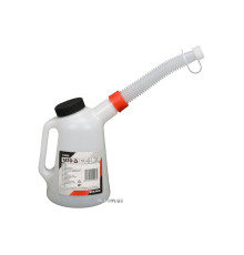 Лійка пластикова для СТО YATO : з кришкою, V= 1 л [48]