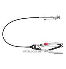 Щипці для стягуюч. хомутів YATO 210 мм з гнучким подовж-м 513 мм [12/36]