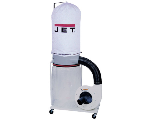 Витяжна устатковина JET DC-1100A : 230В, 1.9(1.1)кВт; продукт.-1620м³/год, порох. збір.V=150л