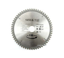 Диск пиляльний по алюмінію YATO : 350х30х3.2x2.5 мм, 100 зубців, R.P.M до 4500 1/хв [10]