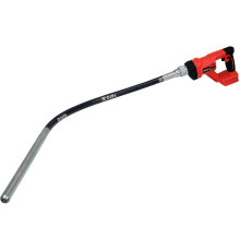 Вібратор для укладання бетону акумулят. YATO Li-Ion 18В,з булавою l= 1,2 м,Ø= 25 мм(БЕЗ АКУМУЛЯТОРА)