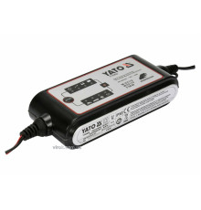 Перетворювач напруги YATO з мережі 230 В AC в 6-12В DC,для заряджання акумуляторів;4А,5-120 АГод(DW)