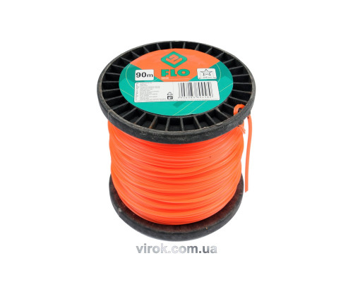 Жилка для тримера зірка FLO : Ø= 2.6 мм, l= 90 м (бобіна) [9/27]