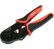 Кліщі самоустановлюв. для затискання втулкових наконечників провідників YATO S=4-16мм², l=210мм [10]