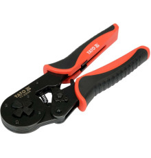 Кліщі самоустановлюв. для затискання втулкових наконечників провідників YATO S=4-16мм², l=210мм [10]