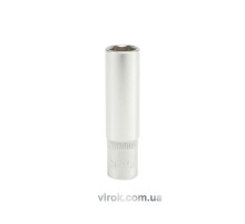 Головка торцевая 6-гранная YATO: удлиненная, квадрат 1/4", М=9 мм, L=50 мм [24/240/480]