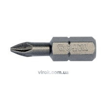 Насадка викруткова YATO : "Pozidriv" РZ1 x 25 мм. HEX 1/4". 10 (Уп/Шт.) [25/200]