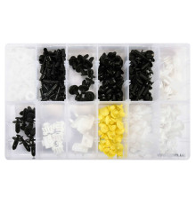 Шпинки для автосалоної обшивки MERCEDES YATO, різні, 12 типорозмірів, 270 шт. [20]