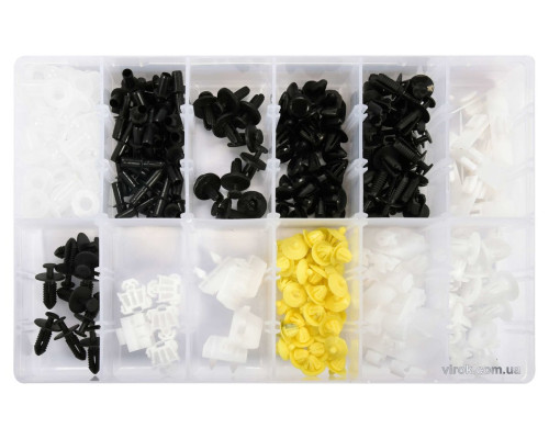 Шпинки для автосалоної обшивки MERCEDES YATO, різні, 12 типорозмірів, 270 шт. [20]