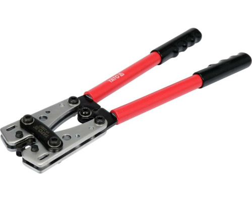 Клещи-пресс ручные YATO для обжима кабелей Ø= 6, 10, 16, 25, 35, 50 мм², l= 390 мм [10]