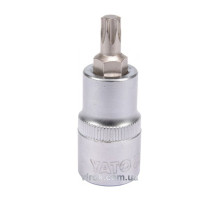 Головка торцевая YATO квадрат 1/2 "TORX" Т40, L=55 мм [40/240]
