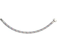 Шланг водопровідний з опліткою з нерж сталі FALA l= 400мм Ø= 8/12, з'єдн F-1/2" х M-M10x1- 17мм 1МПа