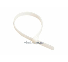 Хомут стяжний нейлоновий білий 160х4,8 100 шт. [150]