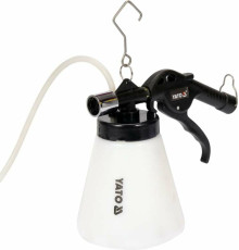 Набор для прокачки тормозных систем авто(пневматический) YATO :4 переходника 0,62 МПа [20]