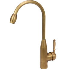 Змішувач води FALA для кухонної раковини "RETRO BRONZE 1" з кульовим регулятором [12]